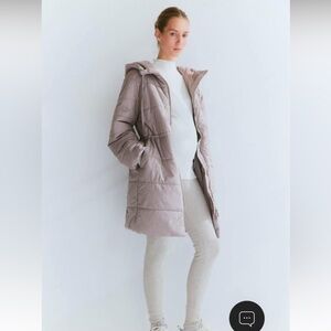 NWT H&M MAMA Before & After Babywearing Puffer Coat